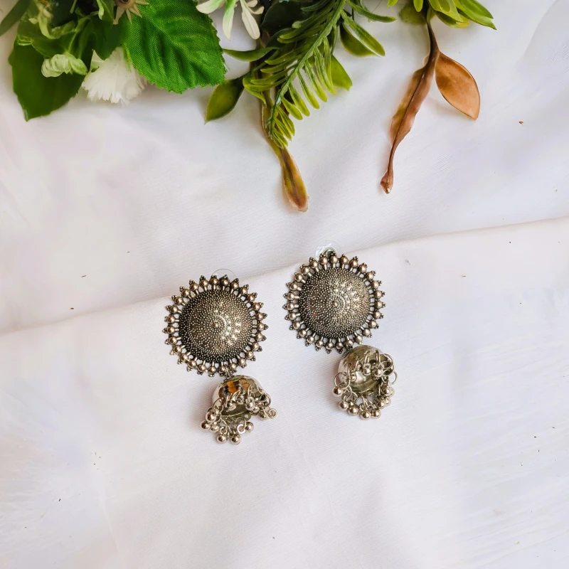 Maharani Kriti Oxidized Earrings